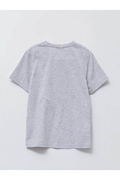 LC Waikiki Boy - Crew Neck and Printed Short Sleeve T-Shirt