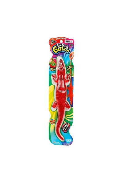 Sunman Timsah Streç Yumuşak Esneyen Uzayabilen Timsah Büyük Boy Stretchy Crocodile Kırmızı 19 Cm