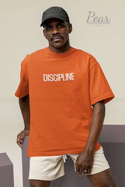 Pear Wear Μπλουζάκι Unisex Discipline Printed Oversize