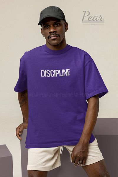 Pear Wear Μπλουζάκι Unisex Discipline Printed Oversize