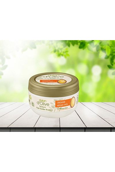 Dalan D'Olive 300 ml Organic Argan Oil - Jar Cream 1 Piece