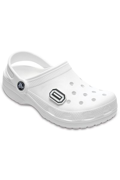 Crocs 10006958 Jibbitz B&W Slipper Ornament - Number 0