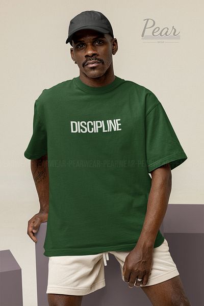 Pear Wear Μπλουζάκι Unisex Discipline Printed Oversize