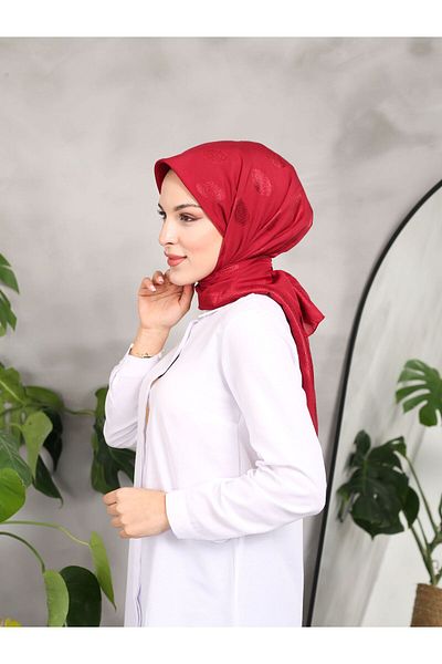 Golden Rose JACQUARD Chiffon Scarf - Comfortable Fit