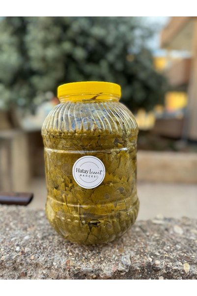 Hatay Yöresel Yeni Sezon Salamura Asma Yaprak 5 kg lık pet (net 3 kg)
