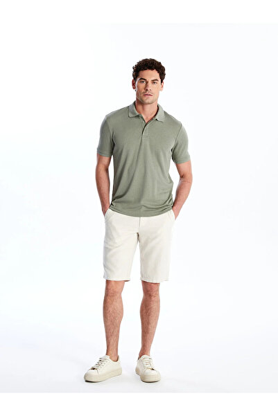 LC Waikiki LCWAIKIKI - Pantaloni scurti clasici pentru bărbați, amestecați de...