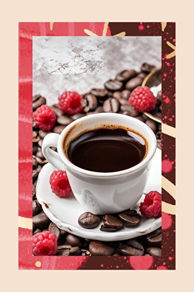 Mim and More Decaf Ahududulu Türk Kahvesi Ahududu Aromalı Kafeinsiz Türk Kahvesi 200 Gr