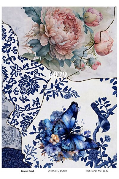 LİNEART Pirinç Dekopaj Kağıdı No:6029- 29X42cm