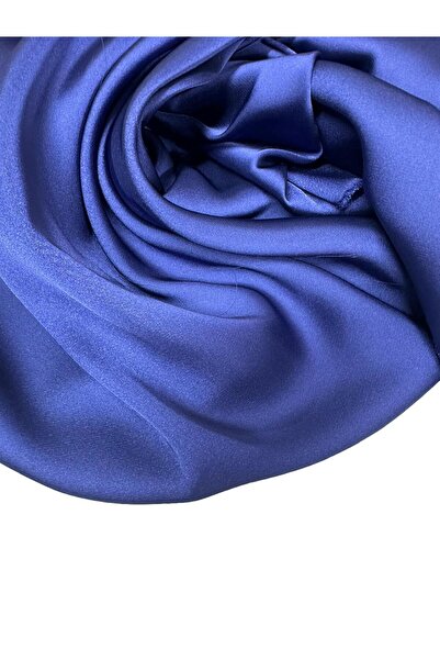 ipekkumaş Lacivert Elbiselik Gömleklik İpek Saten