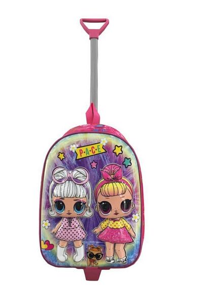 GNC DESİGN Pink Happy Kindergarten / Nursery Bag with Squeegee