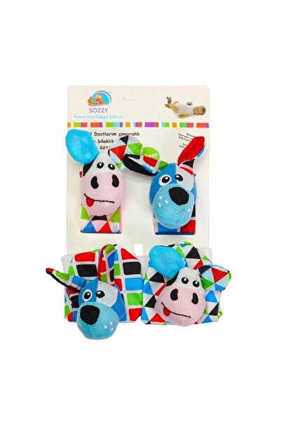 ls locco Sozzy Toys Çıngıraklı Çorap ve Bileklik Seti - SZY120