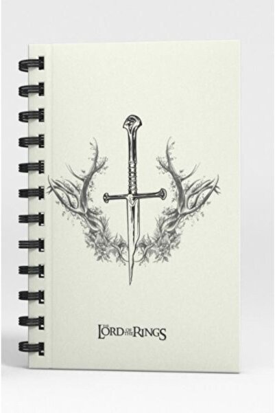 Mabbels Lord Of The Rings Narsil Spiralli Not Defteri Bej 80 Yaprak Kareli 17...