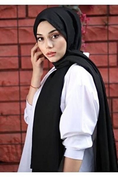 Mides scarf Cazz Βαμβακερό Σάλι Μαύρο