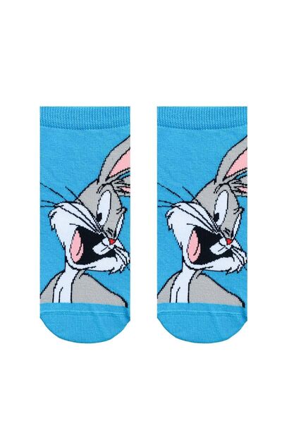 ZEYZEY MONKEY Unisex Set of 6 Character Patterned Premium Seamless Booties Socks - Mixed Colors