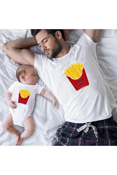 venüsdijital Подарунок татові - Велика футболка Small Fry з видимим з-під неї майкою. Ціна за 1 штуку.