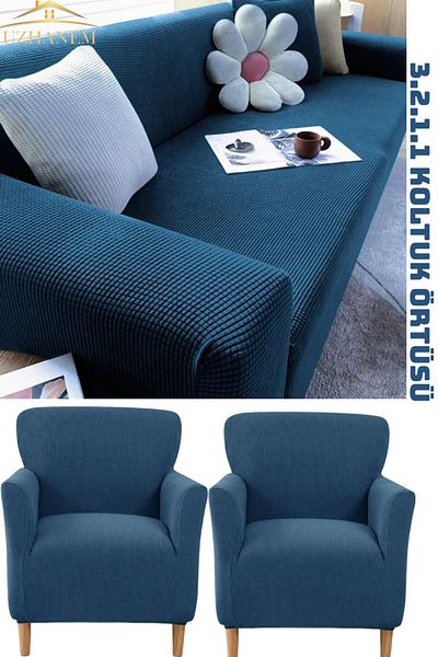 uzhanem Set husă scaun Lycra 3 2 1 1 Set husă scaun Produs textil pentru casă