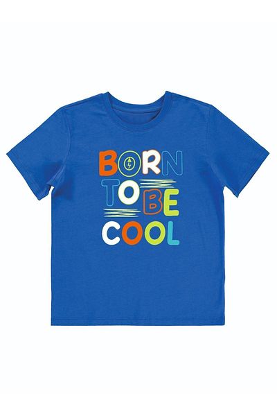 Cevval Băiat - Tricou imprimat BORN TO BE COOL