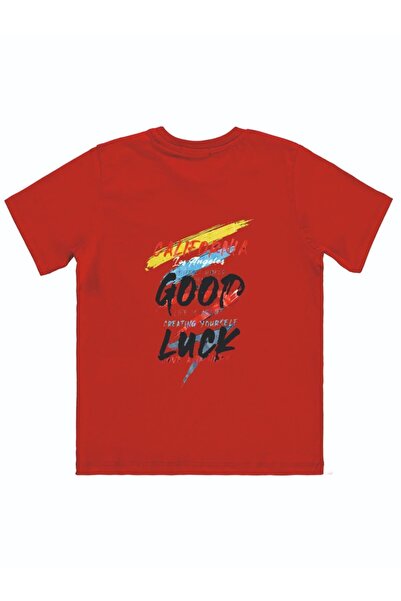 Cevval Хлопчик - GOOD LUCK Футболка з принтом