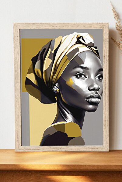 Luna Marissa Αφίσα Αφρικανής Γυναίκας - Χοντρό χαρτί χωρίς πλαίσιο, ψηφιακή δ...