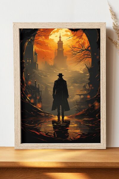 Luna Marissa Αφίσα τοπίων - Αφίσα τοίχου από γυαλιστερό χαρτί χωρίς πλαίσιο