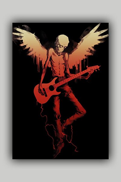 Luna Marissa Αφίσα κιθαρίστα με σκελετό χωρίς πλαίσιο