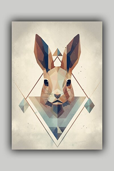 Luna Marissa Αφίσα με κουνέλι χωρίς πλαίσιο Αφίσα τοίχου