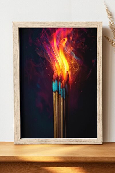 Luna Marissa Αφίσα Kibrit - Αφίσα τοίχου από γυαλιστερό χαρτί χωρίς πλαίσιο