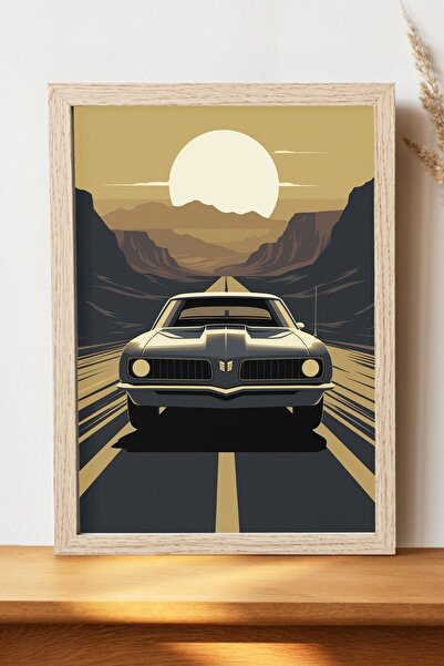 Luna Marissa Vintage αφίσα αυτοκινήτου - Αφίσα αυτοκινήτου από γυαλιστερό χαρ...