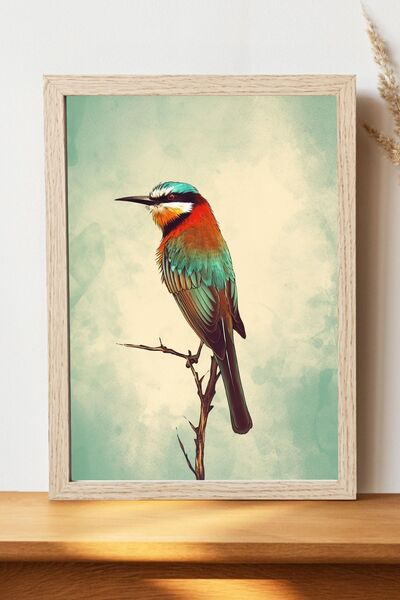 Luna Marissa Αφίσα Minimal Bird - Αφίσα ψηφιακής τέχνης από γυαλιστερό χαρτί ...