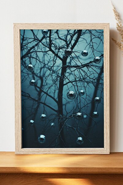 Luna Marissa Αφίσα με εικονογράφηση κλαδιών - Αφίσα τοίχου από γυαλιστερό χαρ...