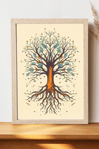 Luna Marissa Αφίσα δέντρου - Αφίσα τοίχου από γυαλιστερό χαρτί χωρίς πλαίσιο