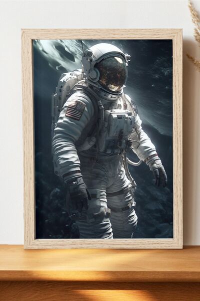 Luna Marissa Αφίσα αστροναύτη - Χοντρό χαρτί χωρίς πλαίσιο, ψηφιακή διακοσμητ...
