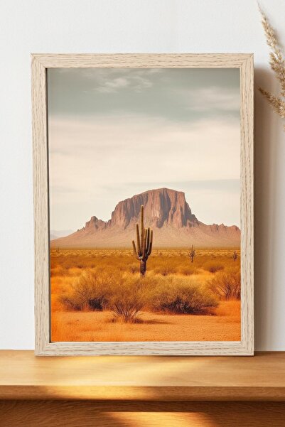 Luna Marissa Αφίσα έρημου - Αφίσα τοίχου από γυαλιστερό χαρτί χωρίς πλαίσιο