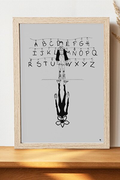 Luna Marissa Minimalist Stranger Things Poster - Çerçevesiz Tv Dizi Poster