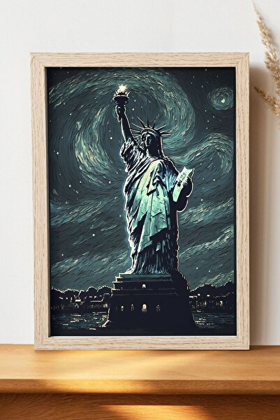 Luna Marissa Καλλιτεχνική αφίσα του Μνημείου της Ελευθερίας - Ψηφιακή αφίσα τ...