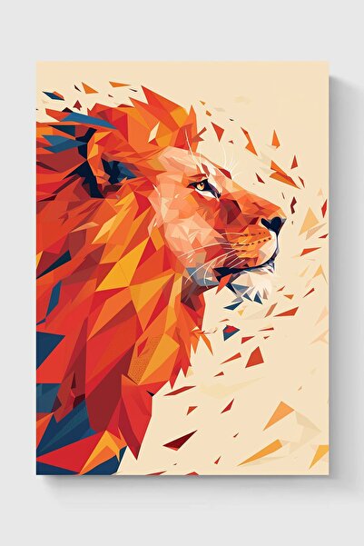 Luna Marissa Καλλιτεχνική αφίσα λιονταριού χωρίς πλαίσιο τοίχου