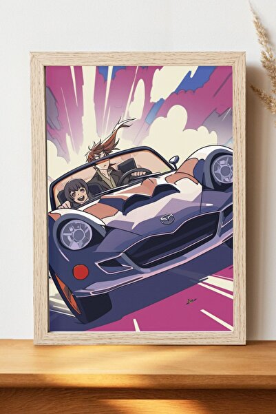 Luna Marissa Αφίσα Anime αυτοκινήτου - Αφίσα αυτοκινήτου από γυαλιστερό χαρτί...