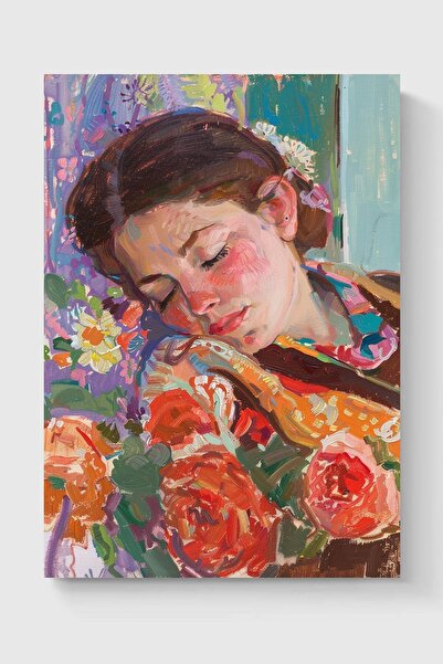 Luna Marissa Καλλιτεχνική αφίσα με λουλούδια για κορίτσια χωρίς πλαίσιο