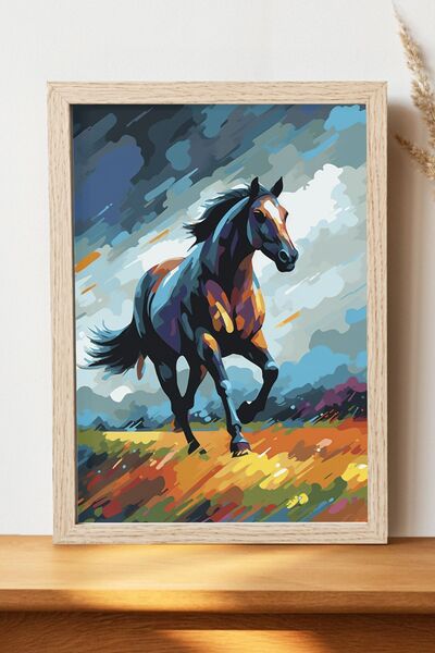 Luna Marissa Καλλιτεχνική αφίσα με άλογα - Χοντρό χαρτί χωρίς πλαίσιο Ψηφιακή...