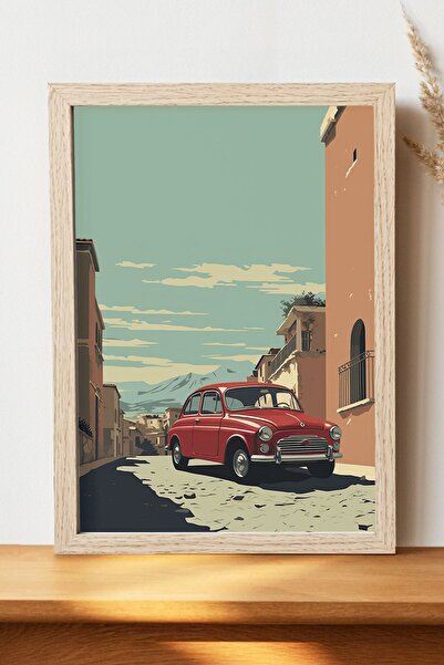 Luna Marissa Vintage αφίσα αυτοκινήτου - Αφίσα αυτοκινήτου από γυαλιστερό χαρ...