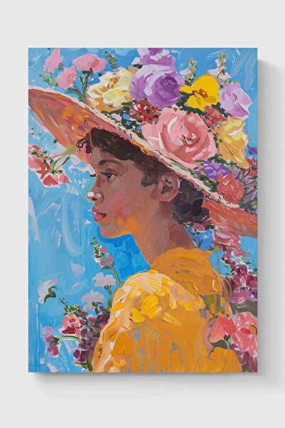 Luna Marissa Καλλιτεχνική αφίσα με λουλούδια για κορίτσια χωρίς πλαίσιο