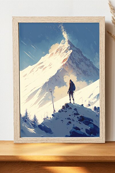 Luna Marissa Εικονογράφηση Αφίσα Χειμερινού Σκηνικού - Αφίσα ψηφιακής τέχνης ...