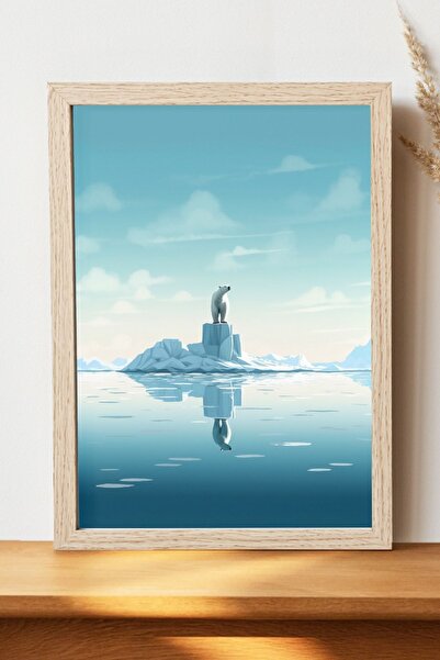 Luna Marissa Αφίσα πολικής αρκούδας - Αφίσα τοίχου από γυαλιστερό χαρτί χωρίς...