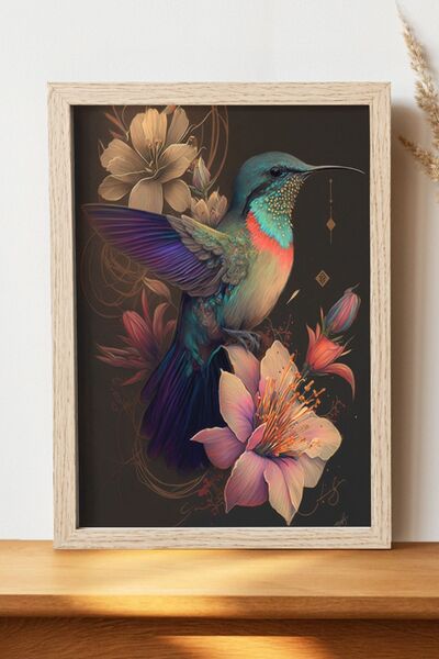 Luna Marissa Αφίσα πουλιών - Αφίσα τοίχου από γυαλιστερό χαρτί χωρίς πλαίσιο