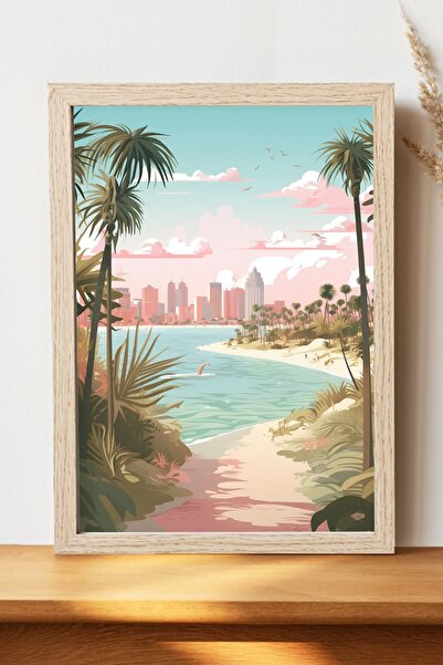 Luna Marissa Αφίσα τοπίων - Αφίσα τοίχου από γυαλιστερό χαρτί χωρίς πλαίσιο