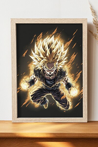 Luna Marissa Αφίσα Super Saiyajin Dragonball Z - Αφίσα τοίχου από γυαλιστερό ...