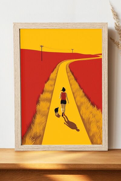 Luna Marissa Αφίσα τοπίων - Αφίσα τοίχου από γυαλιστερό χαρτί χωρίς πλαίσιο