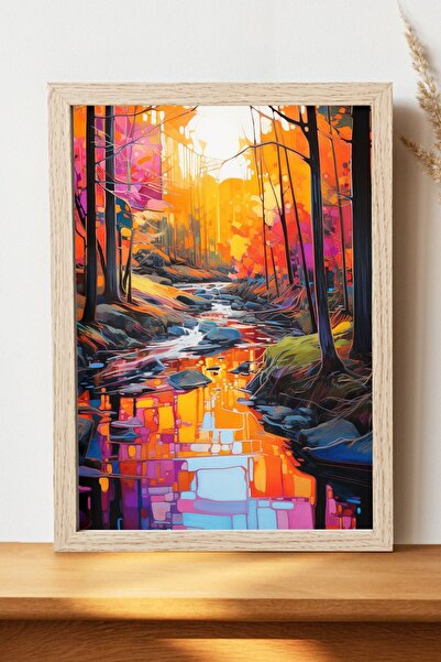 Luna Marissa Εικονογράφηση Αφίσα Τοπίων - Αφίσα τοίχου από γυαλιστερό χαρτί χ...