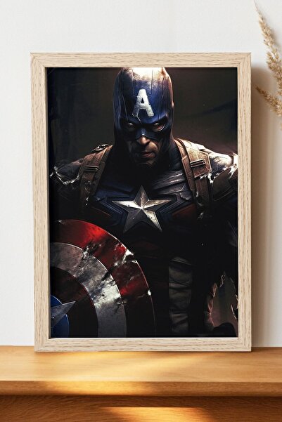 Luna Marissa Αφίσα Captain America - Αφίσα τοίχου από γυαλιστερό χαρτί χωρίς ...