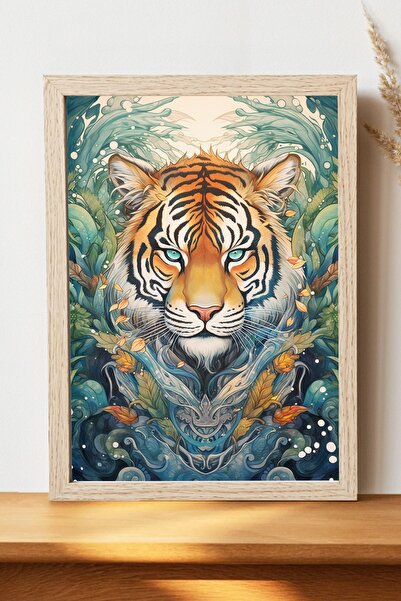 Luna Marissa Αφίσα Tiger - Αφίσα τοίχου από γυαλιστερό χαρτί χωρίς πλαίσιο